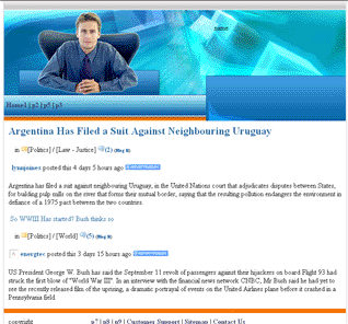Sample Web Site Create by using EWB
