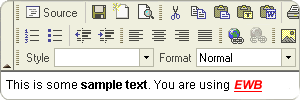 eXpress Website Builder Editor